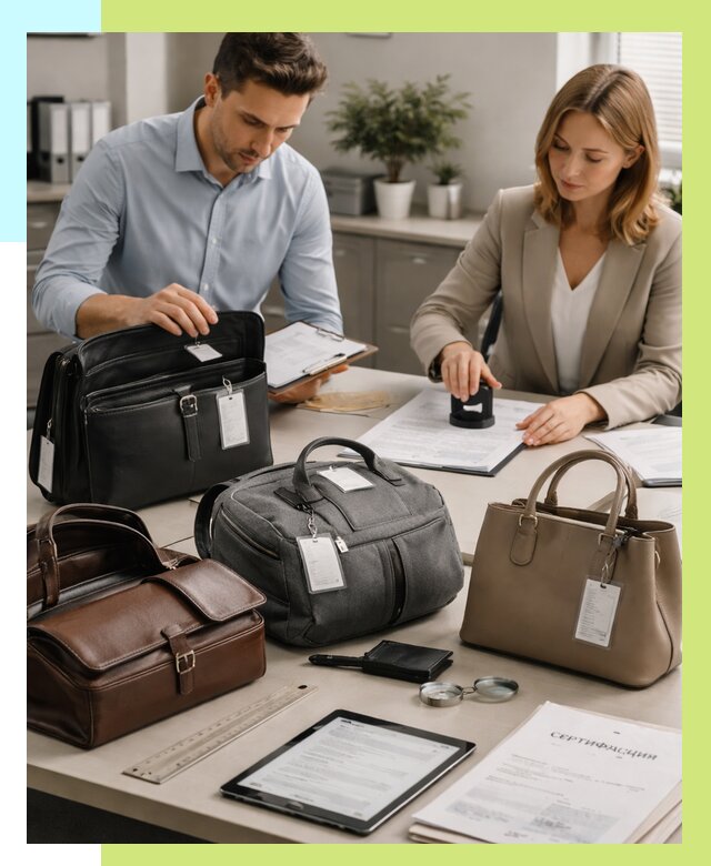 Сертификация сумок в Таганроге от 7636 руб. | Алешин-Тгн