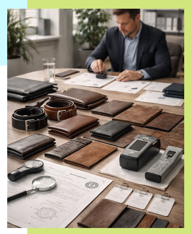 Сертификация кожаных изделий в Таганроге от 12217 р. | Алешин-Тгн