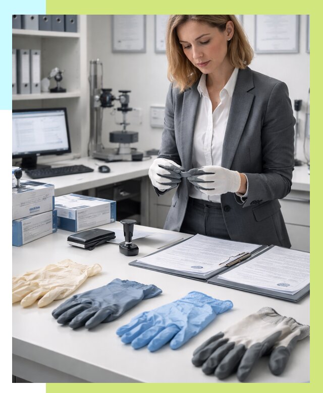 Сертификация перчаток в Таганроге от 8654 р. | Алешин-Тгн