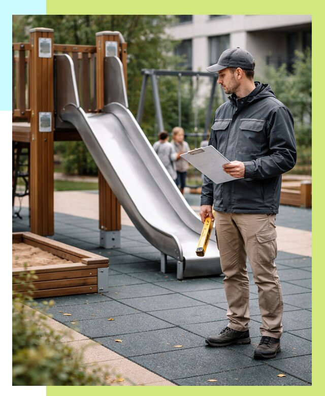 Сертификация детских площадок в Таганроге от 25453 р. | Алешин-Тгн