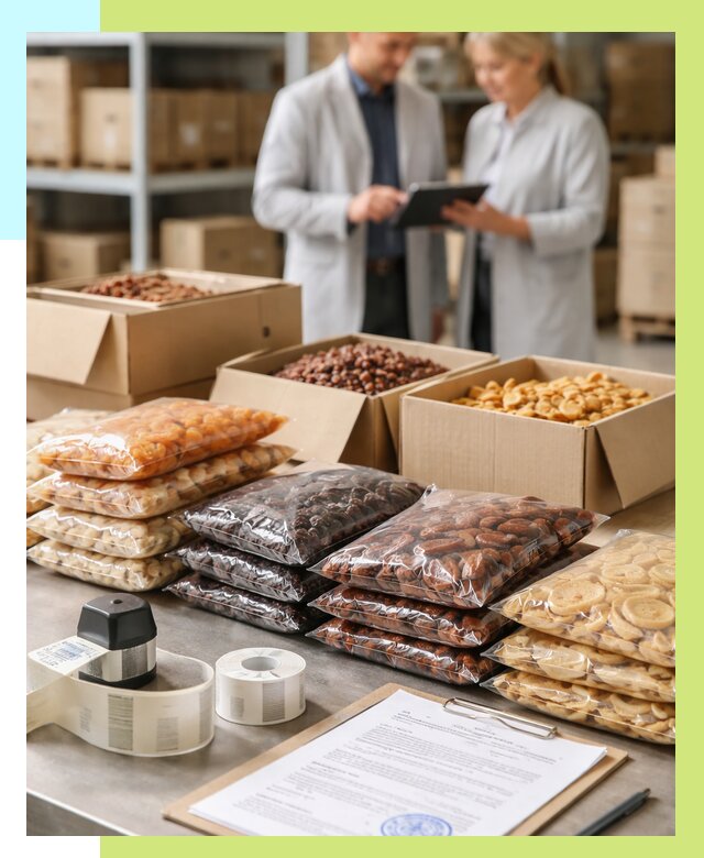 Сертификация сухофруктов в Таганроге от 12217 р. | Алешин-Тгн под ключ