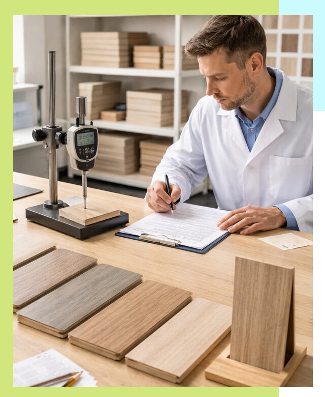 Сертификация ламината с испытаниями и оформлением документов в Таганроге