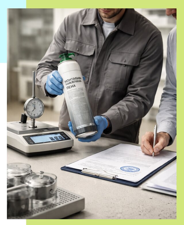 Сертификация монтажной пены в Таганроге от 15272 р. | Алешин-Тгн