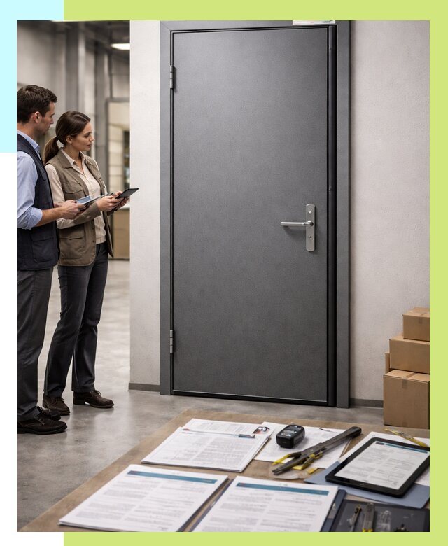 Сертификация противопожарных дверей в Таганроге от 9163 р. | Алешин-Тгн