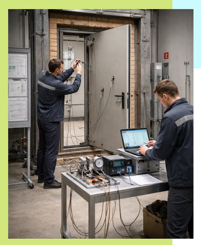 Сертификация противопожарных дверей в Таганроге по ГОСТ и ТР