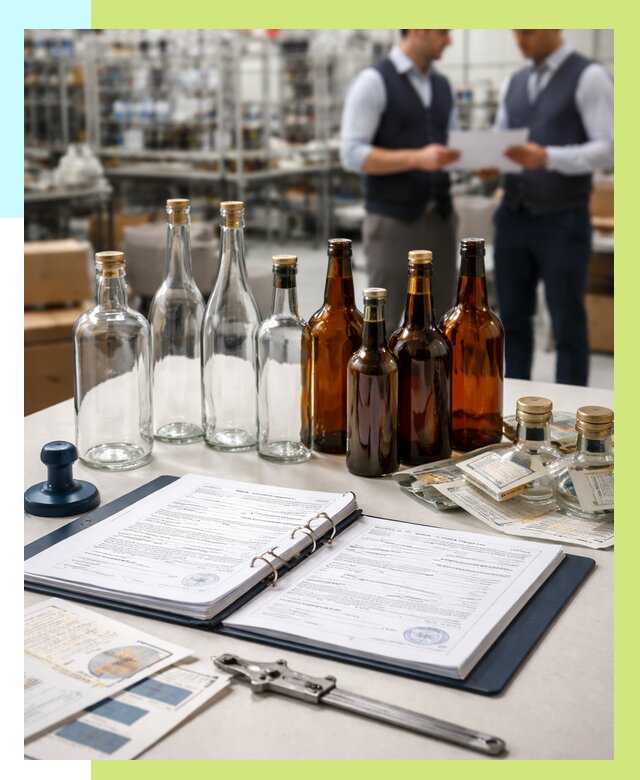 Сертификация стеклянных бутылок в Таганроге от 25453 р. | Алешин-Тгн