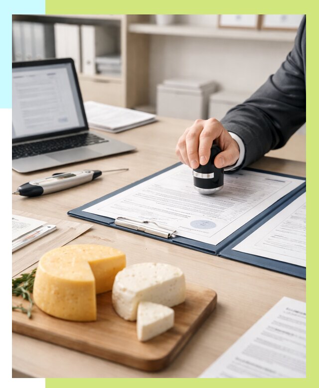 Сертификация сыров в Таганроге от 15272 р | Сертификат на сыр Алешин-Тгн