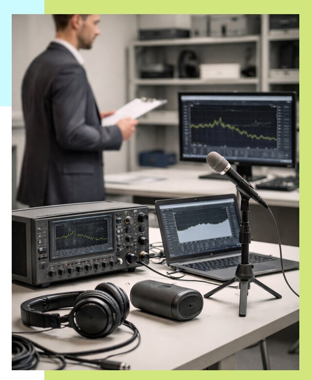 Сертификация аудиотехники в Таганроге от 15272 р., Алешин-Тгн