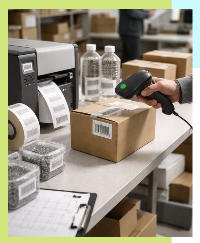 Штрихкодирование продукции и маркировка для продажи в Таганроге