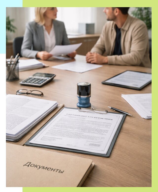 Сертификат соответствия на продукцию в Таганроге от 15272 р.|Алешин-Тгн