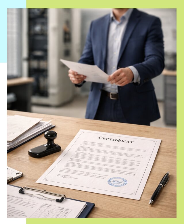 Сертификат на оборудование в Таганроге от 15272 р. | Алешин-Тгн