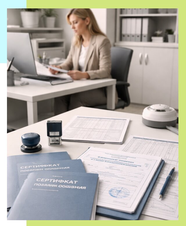 Сертификаты пожарной безопасности в Таганроге от 15272 р. | Алешин-Тгн