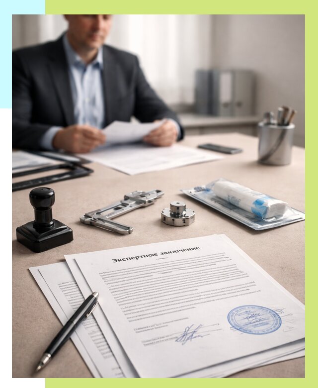 Экспертное заключение на продукцию в Таганроге от 8654 р. | Алешин-Тгн