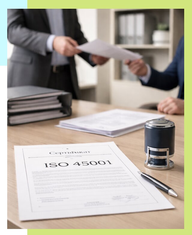 Сертификат ISO 45001 в Таганроге под ключ от 45815 р. | Алешин-Тгн