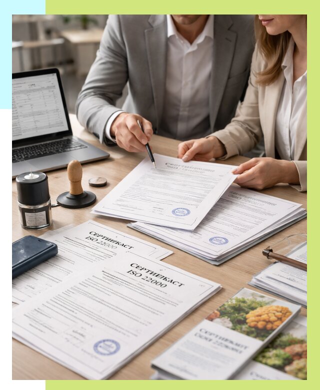 Сертификат ISO 22000 в Таганроге от 40724 р. под ключ | Алешин-Тгн