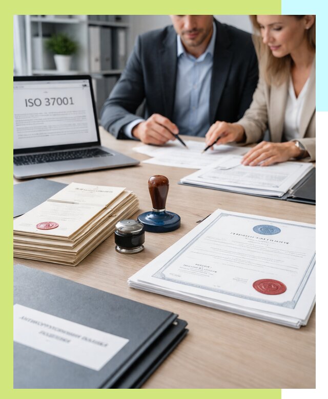 Получение сертификата ISO 37001 по системе борьбы с коррупцией в Таганроге