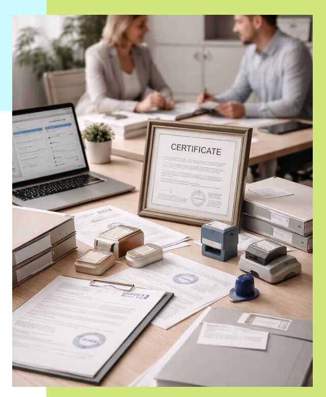 Сертификация компании в Таганроге от 45815 р. | Алешин-Тгн — заказ